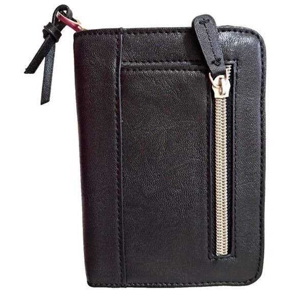 Relic Black Wallet/Credit Card Holder Small Vegan Leather Faux Leather - Picture 2 of 5